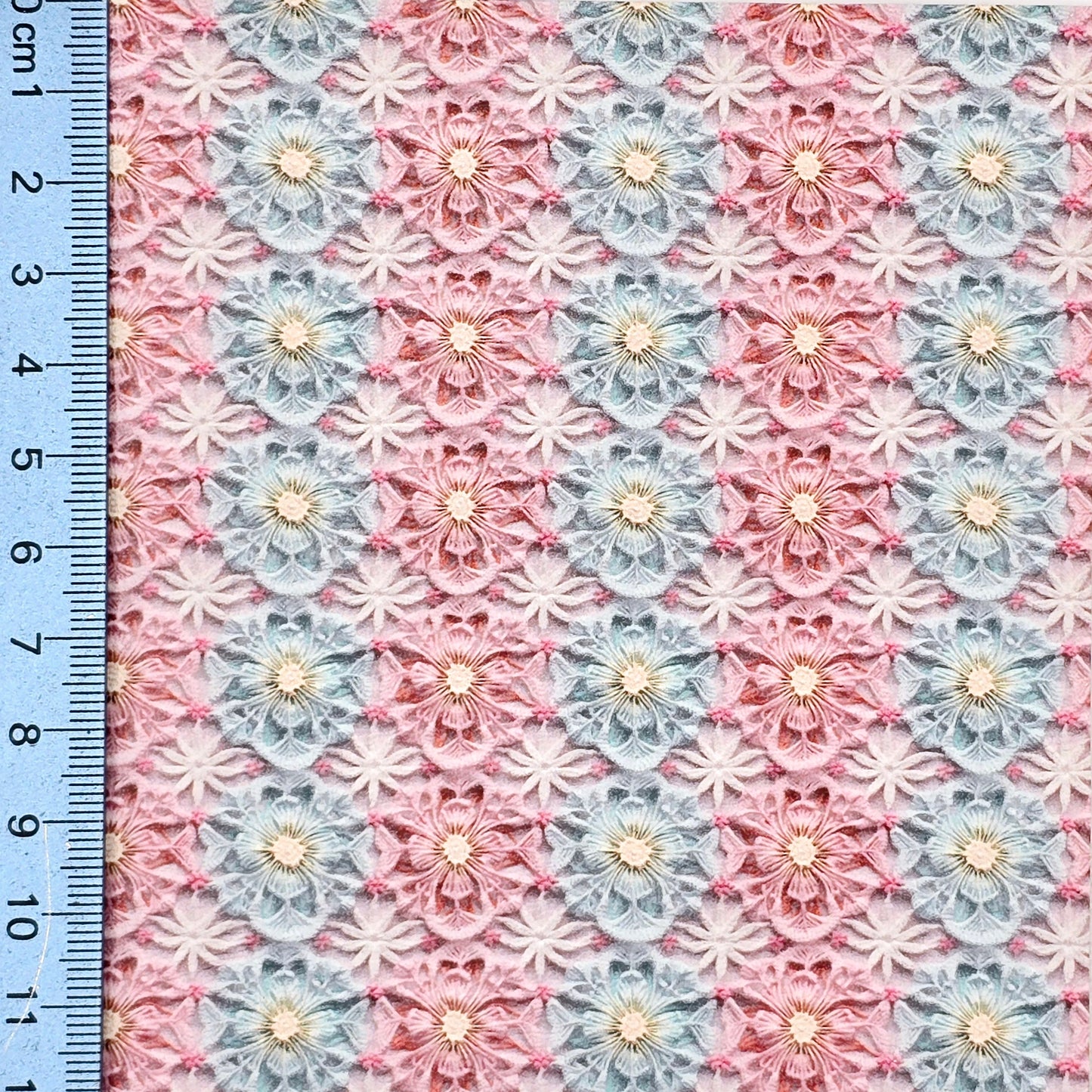 Pastel Christmas Floral Collection Style 4 Artisan Leatherette