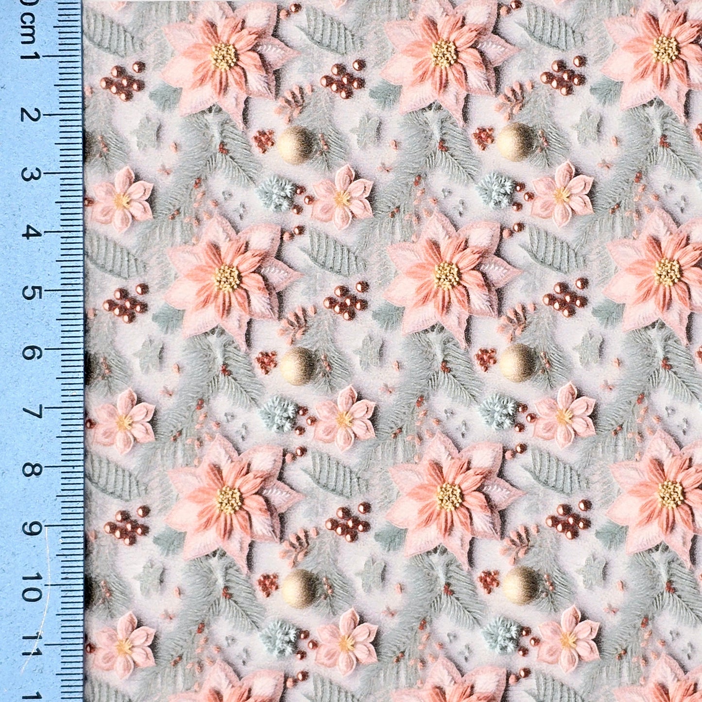 Pastel Christmas Floral Collection Style 3 Artisan Leatherette