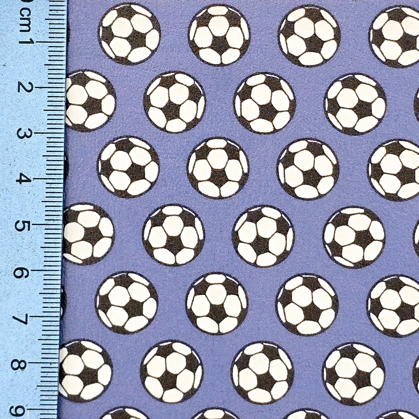 Footballs on Blue Artisan Leatherette