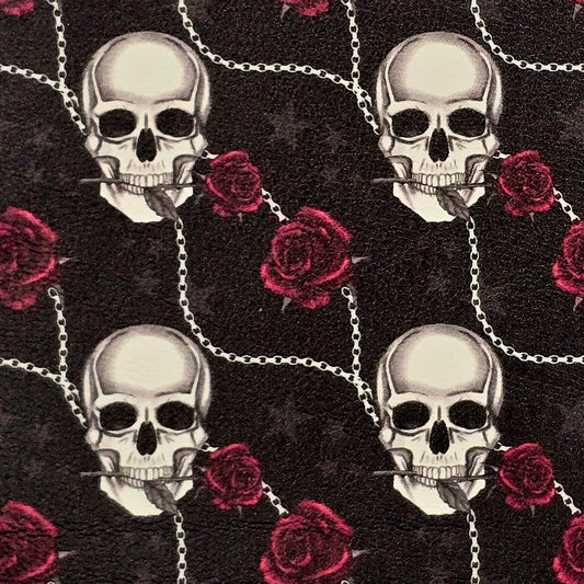 Rose Skulls Artisan Leatherette