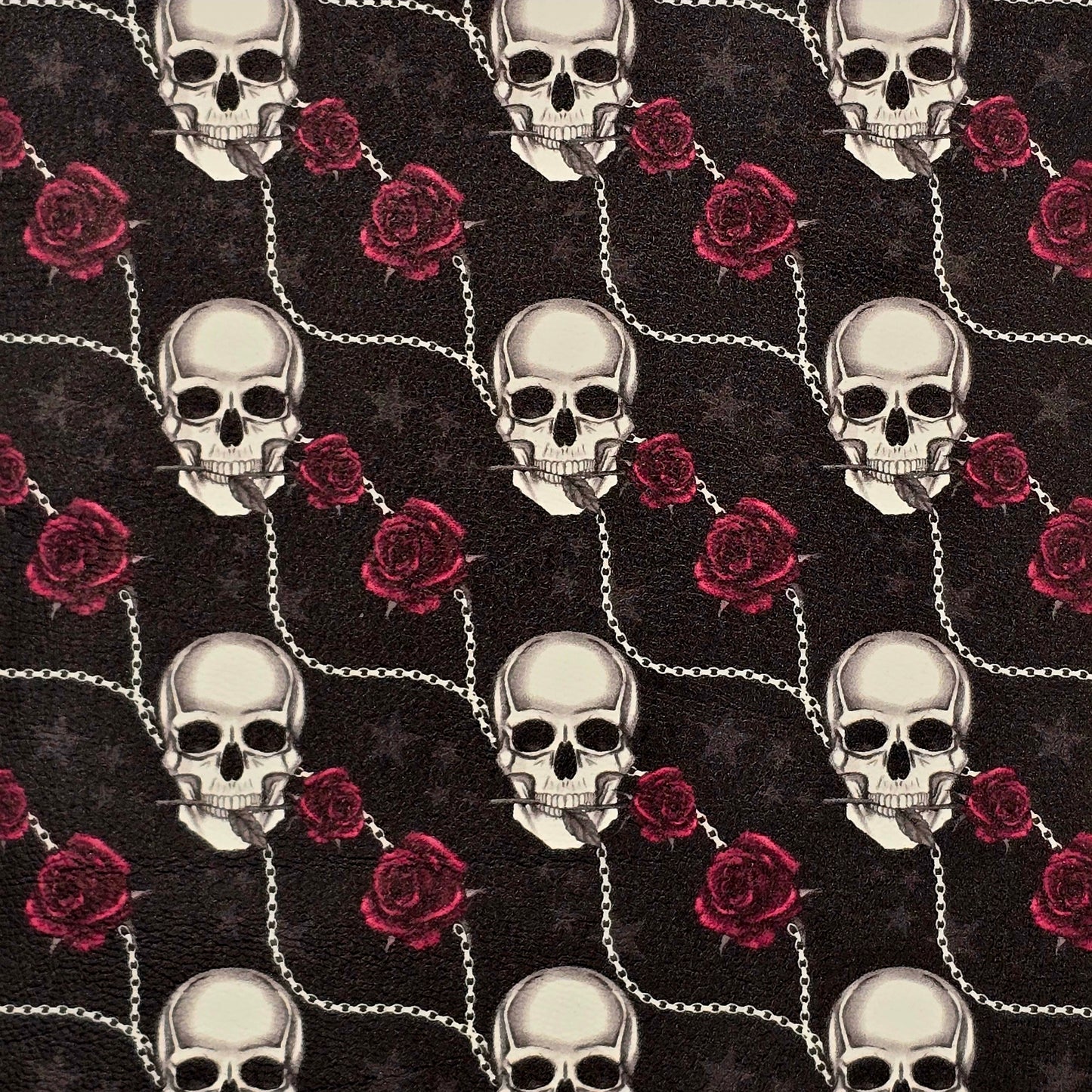 Rose Skulls Artisan Leatherette