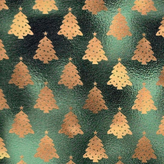 Gold Leaf Trees Artisan Leatherette