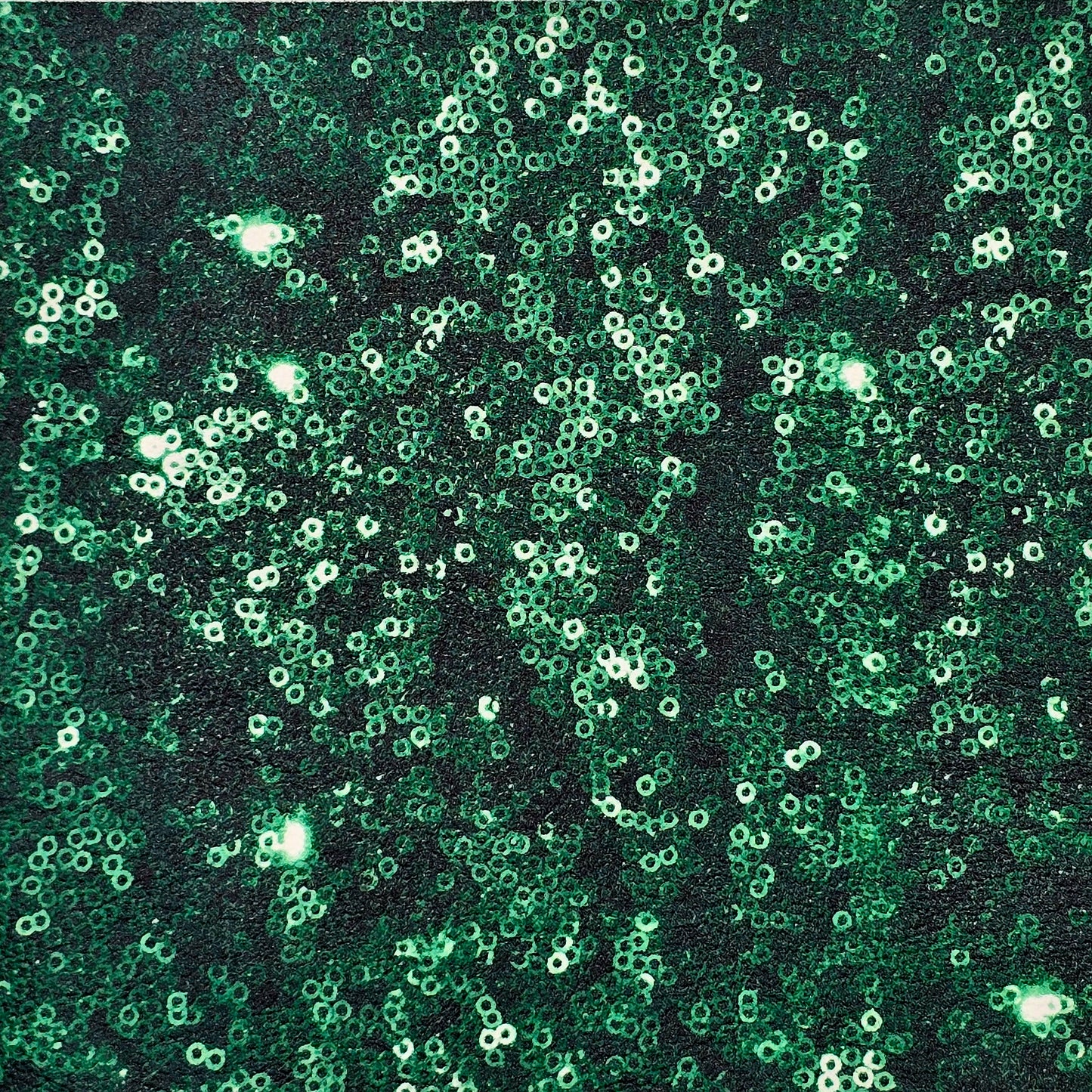 Green Sequin Effect Artisan Leatherette