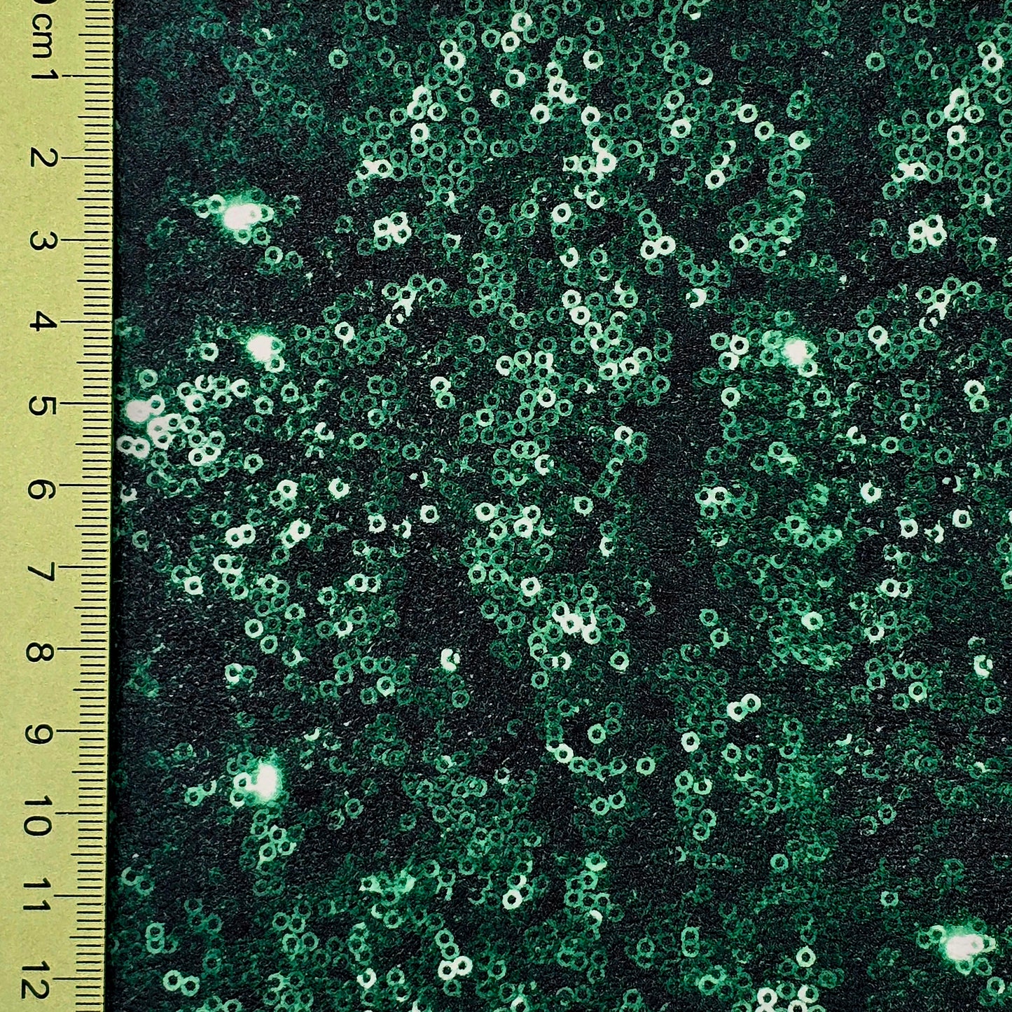 Green Sequin Effect Artisan Leatherette