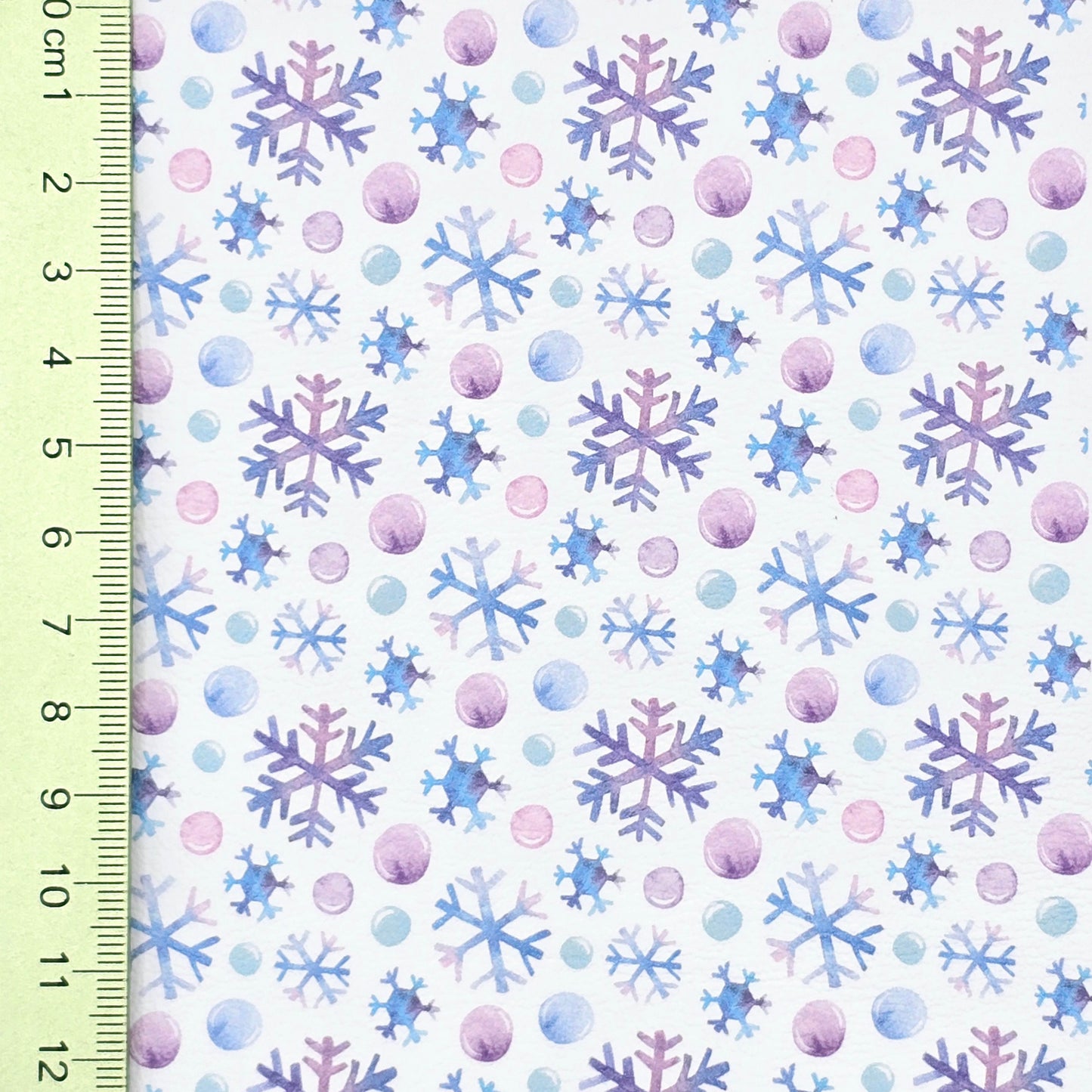 Watercolour Snow Artisan Leatherette