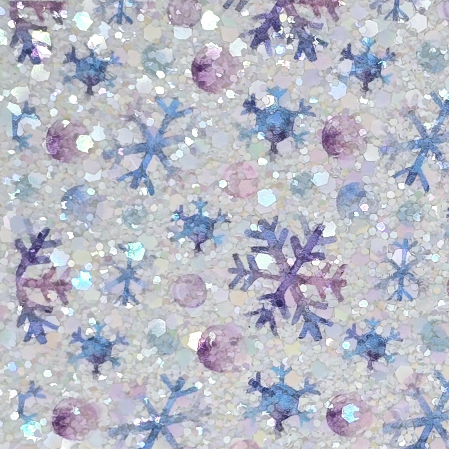 Watercolour Snow Chunky Glitter