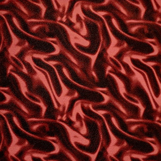 Red Satin Effect Artisan Leatherette