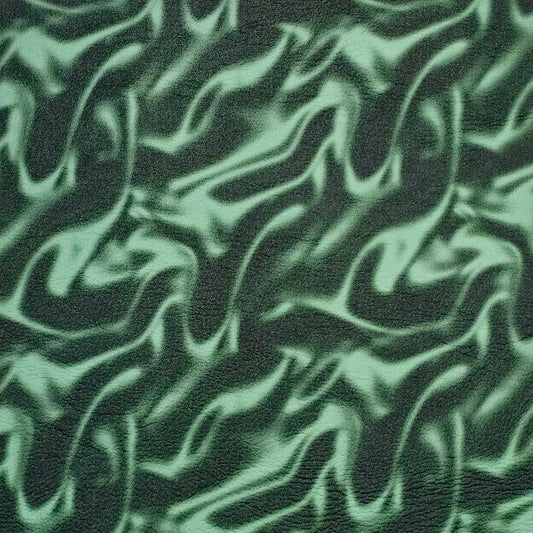 Green Satin Effect Artisan Leatherette