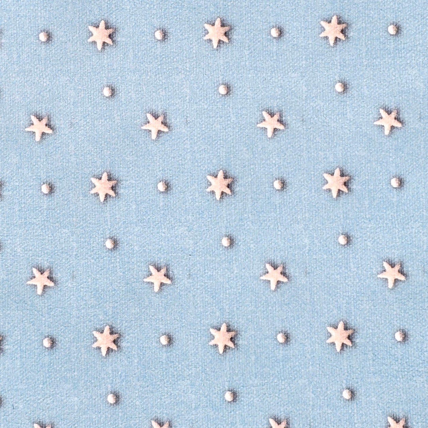 Gingerbread on Blue Stars Artisan Leatherette