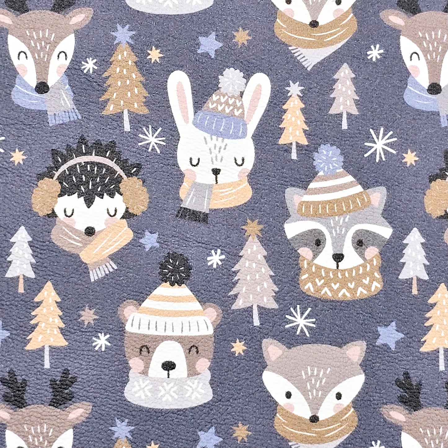 Cozy Winter Animals Artisan Leatherette