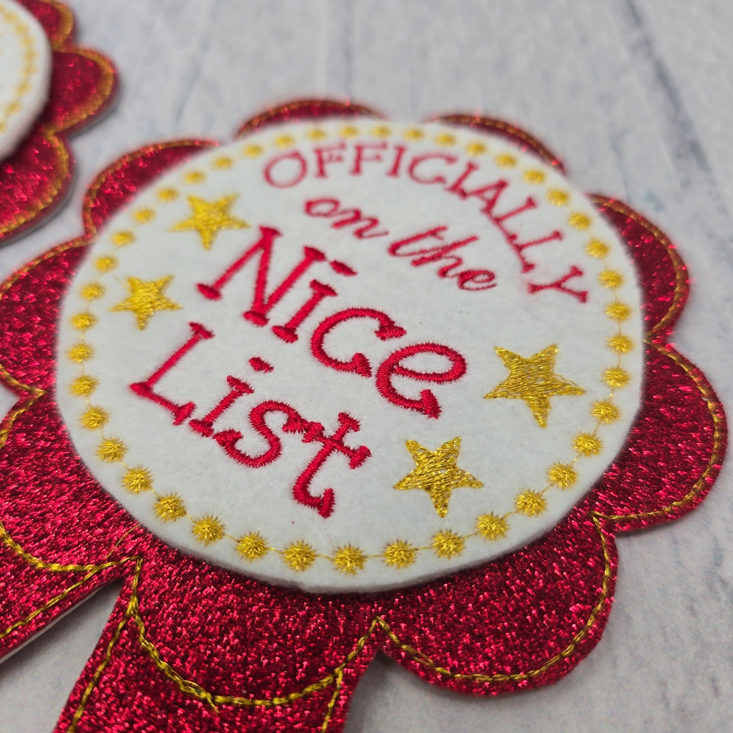 Officially on the Nice List Badge Kits