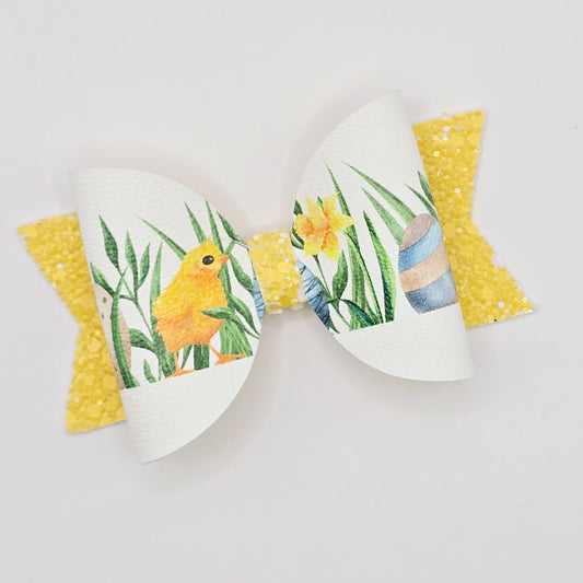 Daffodil Garden Leatherette Fabric Roll