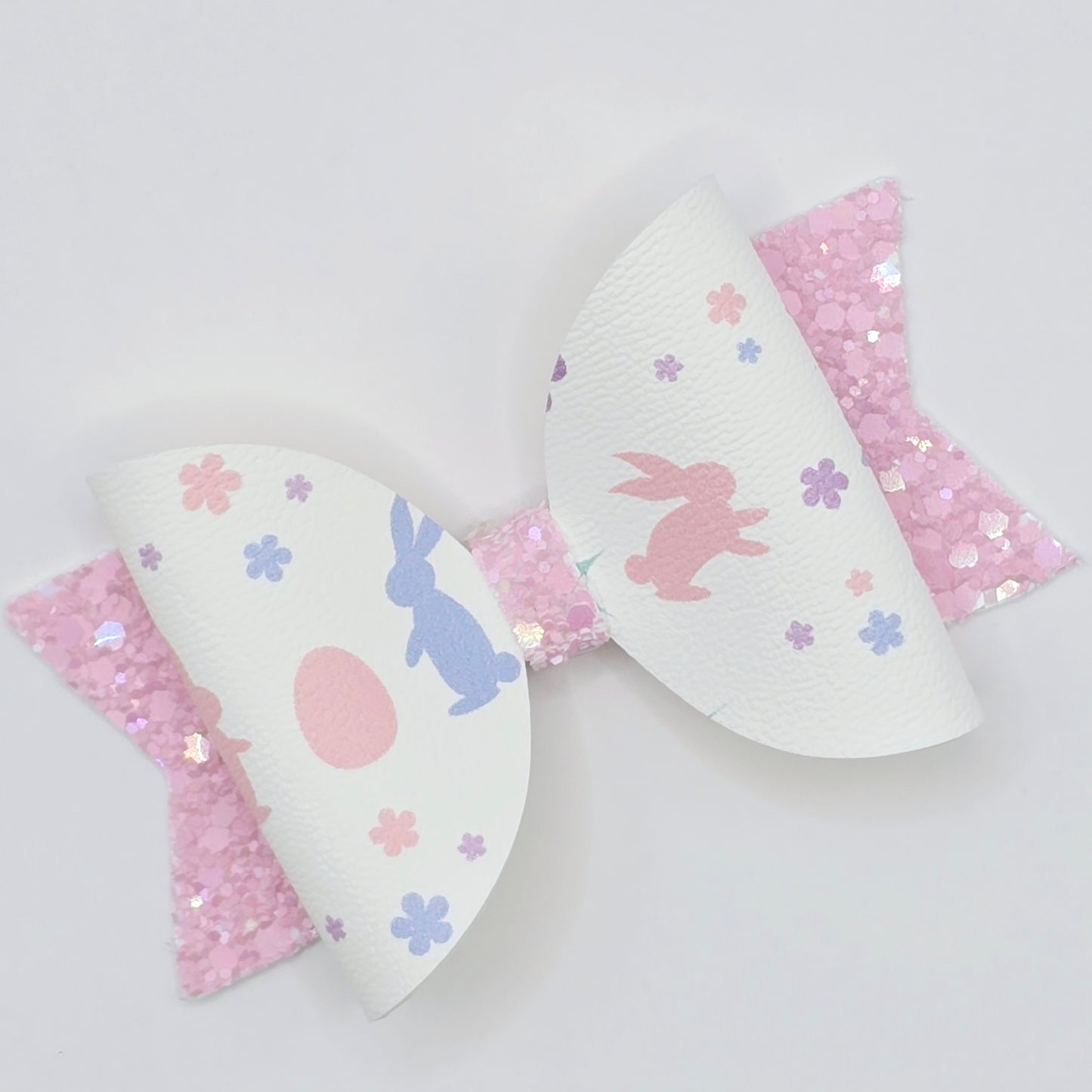 Pastel Bunnies Leatherette Fabric Roll