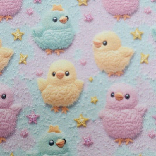 Pastel Chicks Artisan Leatherette