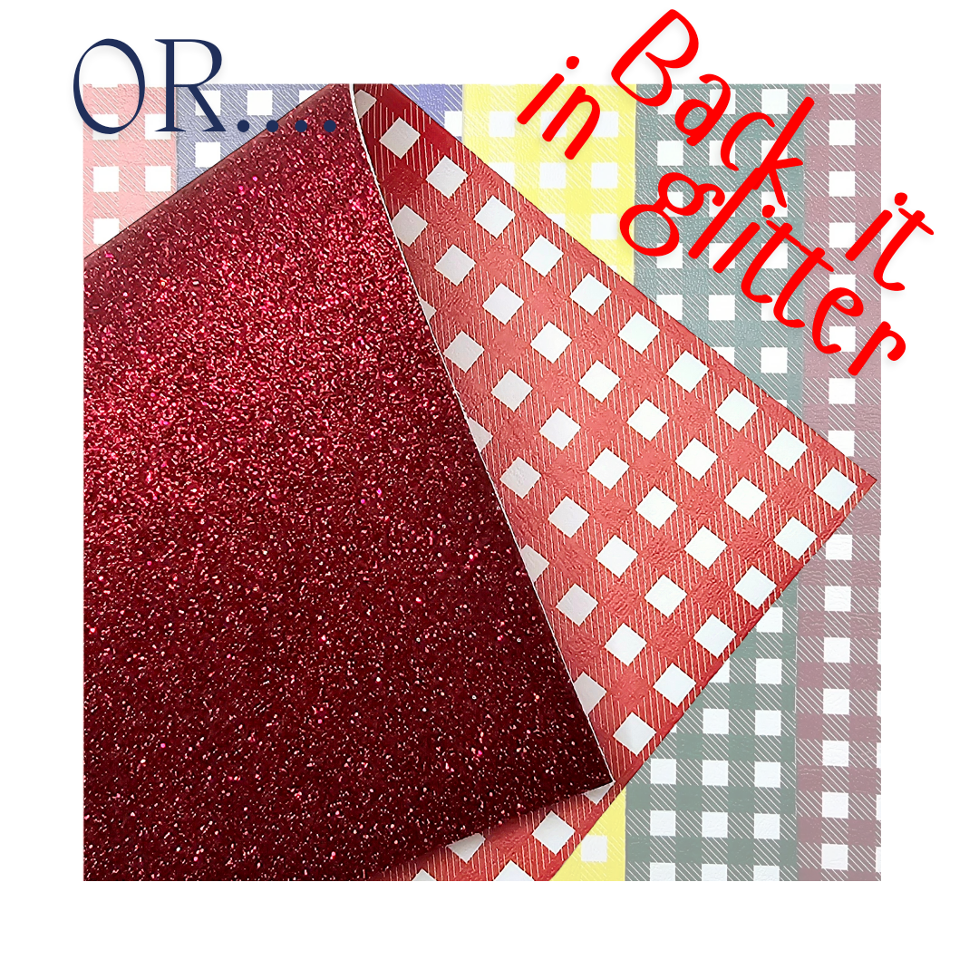 Bright Gingham Artisan Leatherette