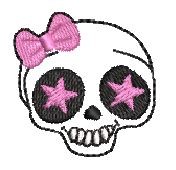 Candy Skull Feltie | 3 Designs! | Digital Embroidery File