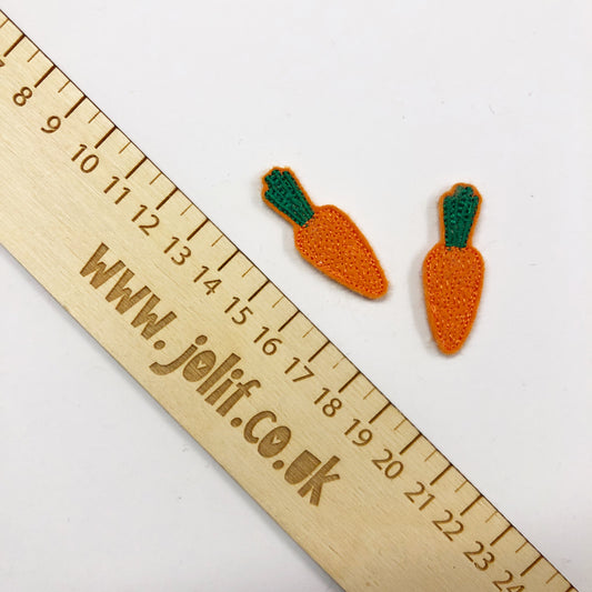 Crunchy Carrot Felties - Strip of 4