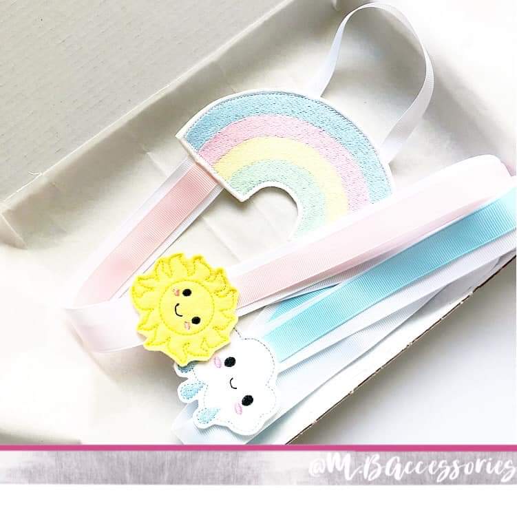 Rainbow Bow Holder