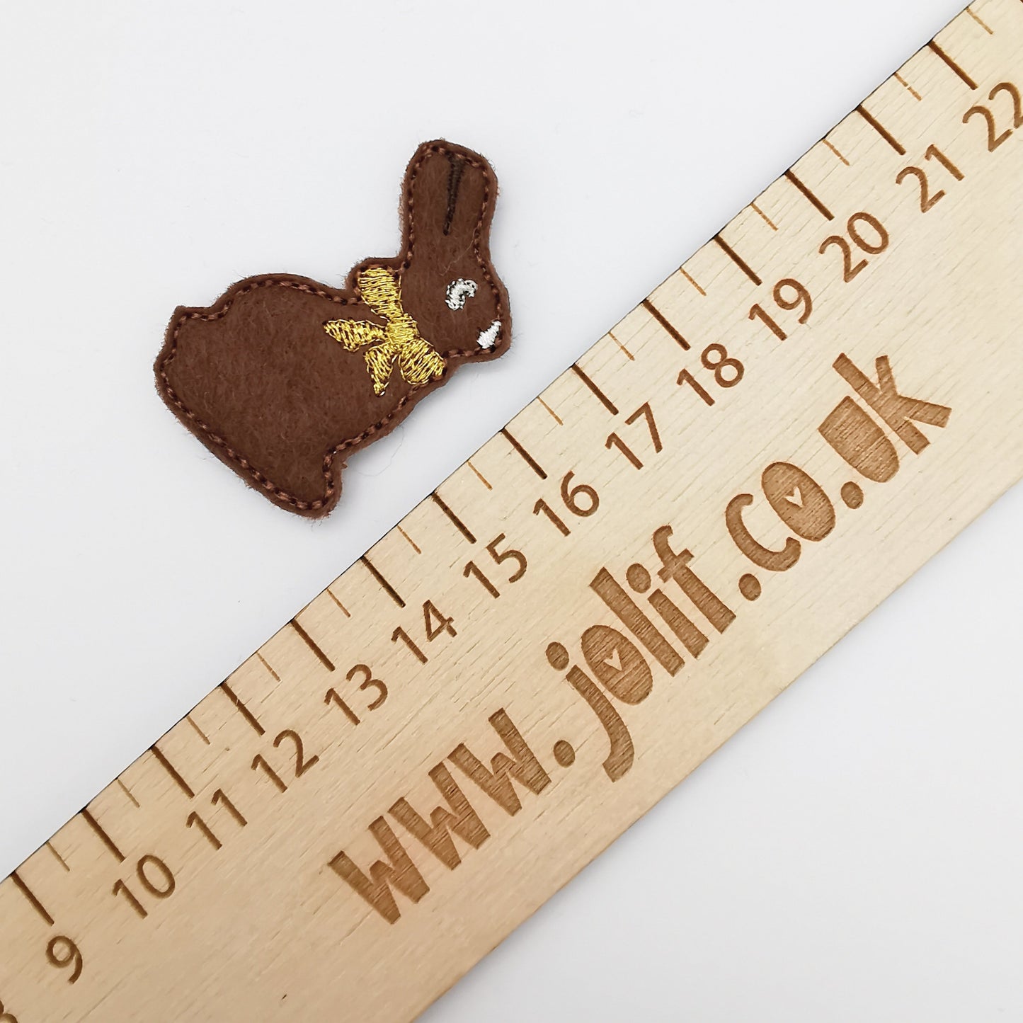 Chocolate Bunny Felties - Strip of 4