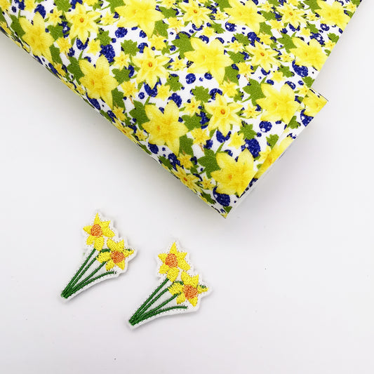 Daffodil Felties - strip of 3