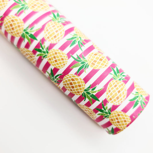 Pineapple Stripe Artisan Leatherette