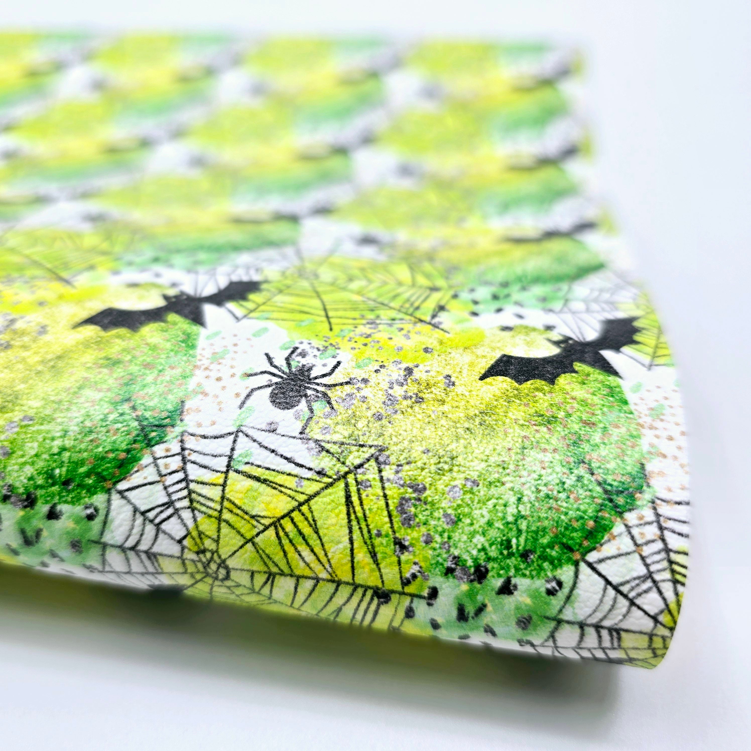 Lime Green Spider Web Leatherette Leatherette Lane Lime green spider web leatherette leatherette lane