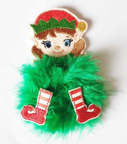 Miss Elfie Fur Baby  | Digital Embroidery File