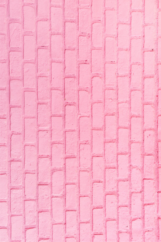 Pink Brick Photography Backdrop