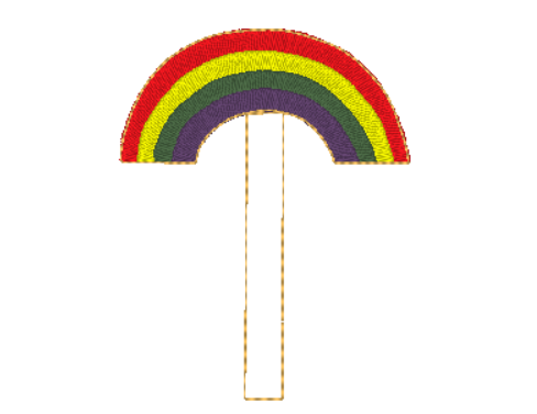 Rainbow Peeker | Digital Embroidery File