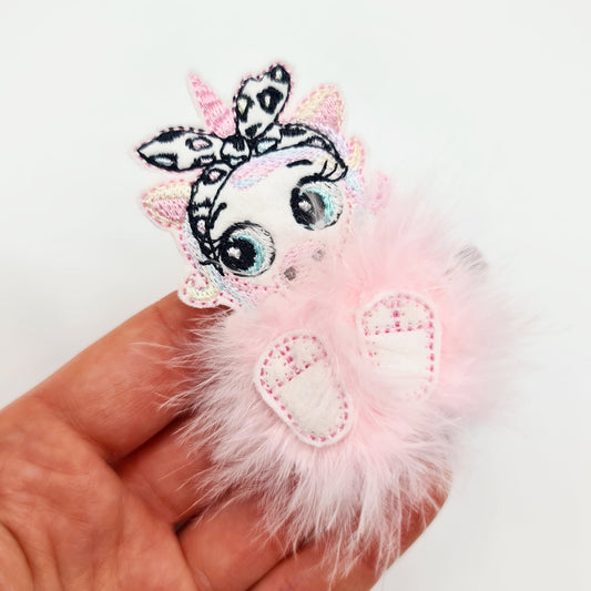 Sassy Unicorn Fur Baby  | Digital Embroidery File
