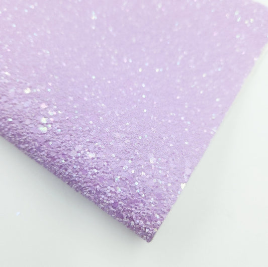 #54 Light Pastel Purple Printed Chunky Glitter