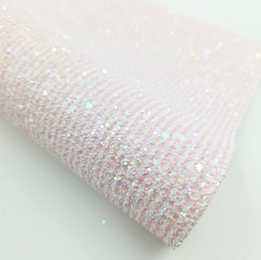 Candy Stripe Printed Chunky Glitter