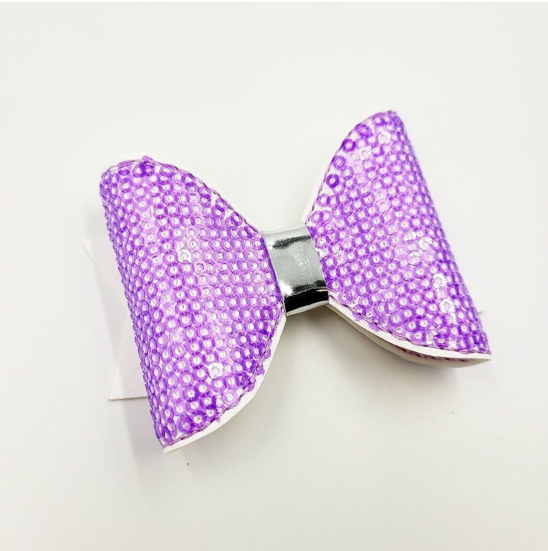 Sequin Embroidered Bows