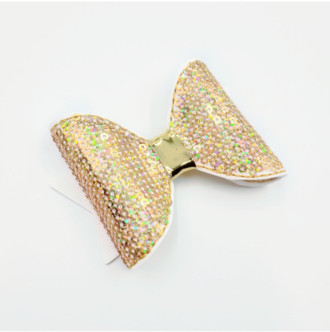 Sequin Embroidered Bows