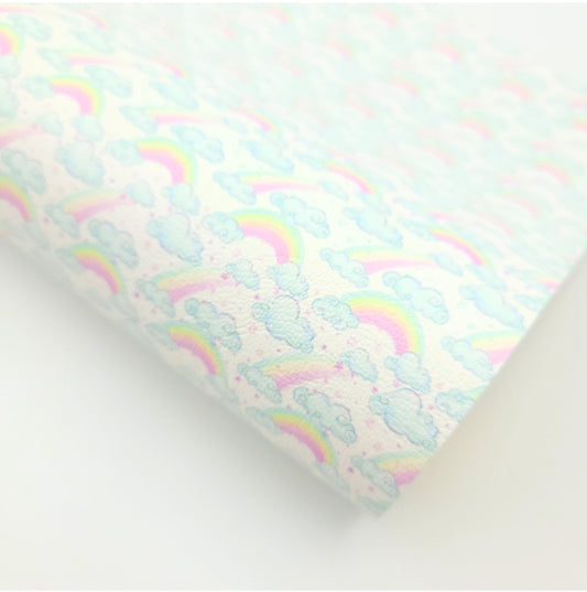 Magical Rainbows & Clouds Artisan Leatherette