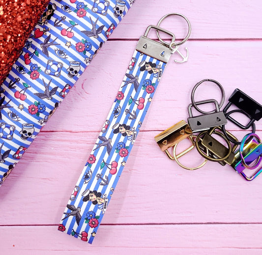 Metal Wristlet Keyring Clamps