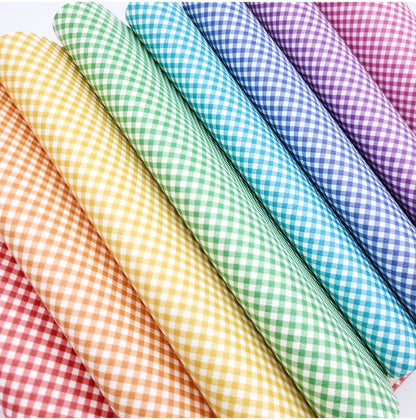 Back to School Gingham Chunky Glitter