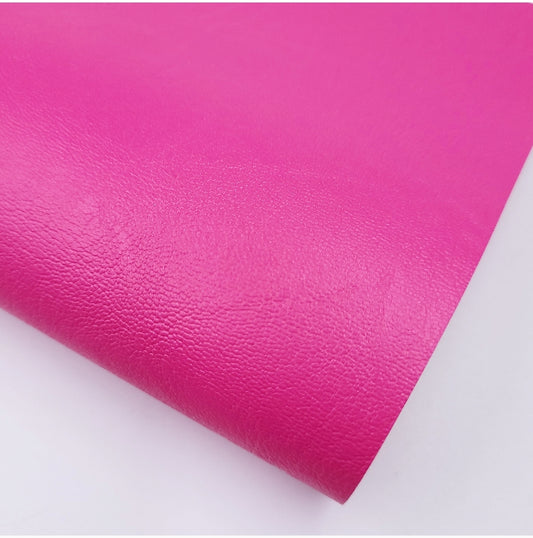 Bright Hot Pink Leatherette