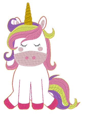 Unicorn Bow Holder | Digital Embroidery File