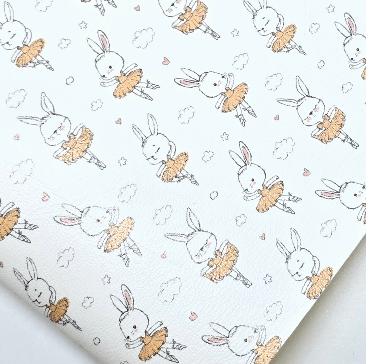 Bunny Pirouette Artisan Leatherette