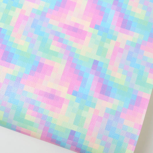 Pastel Pixels Artisan Leatherette