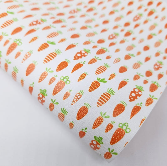 Patterned Carrots Artisan Leatherette