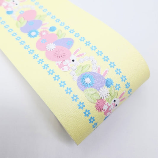 Easter Hunt Leatherette Fabric Roll