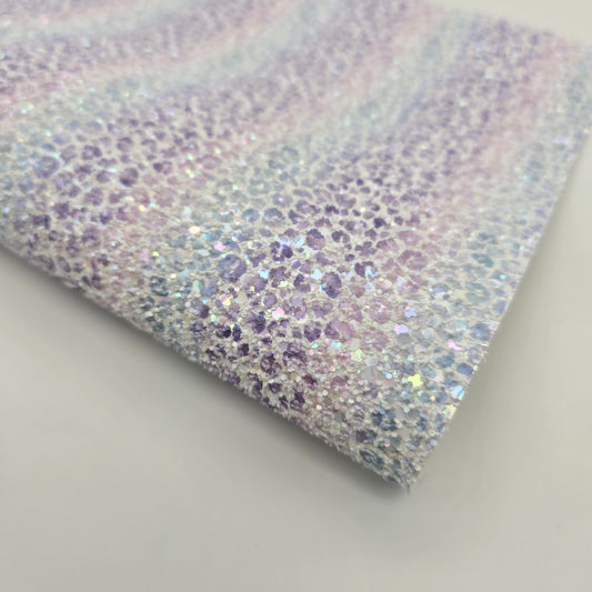 Ombre Leopard Printed Chunky Glitter (lilac)