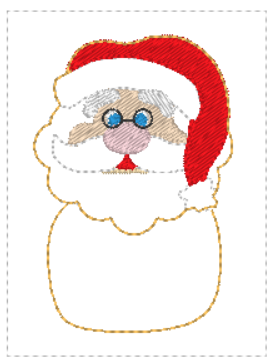 Santa Fur Baby | Digital Embroidery File