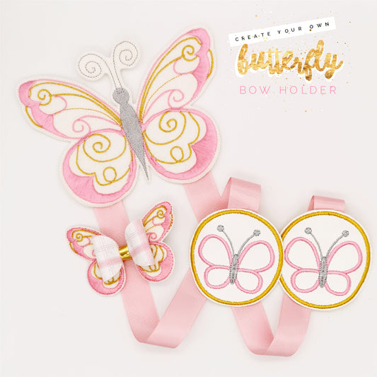 Elegant Butterfly Bow Holder