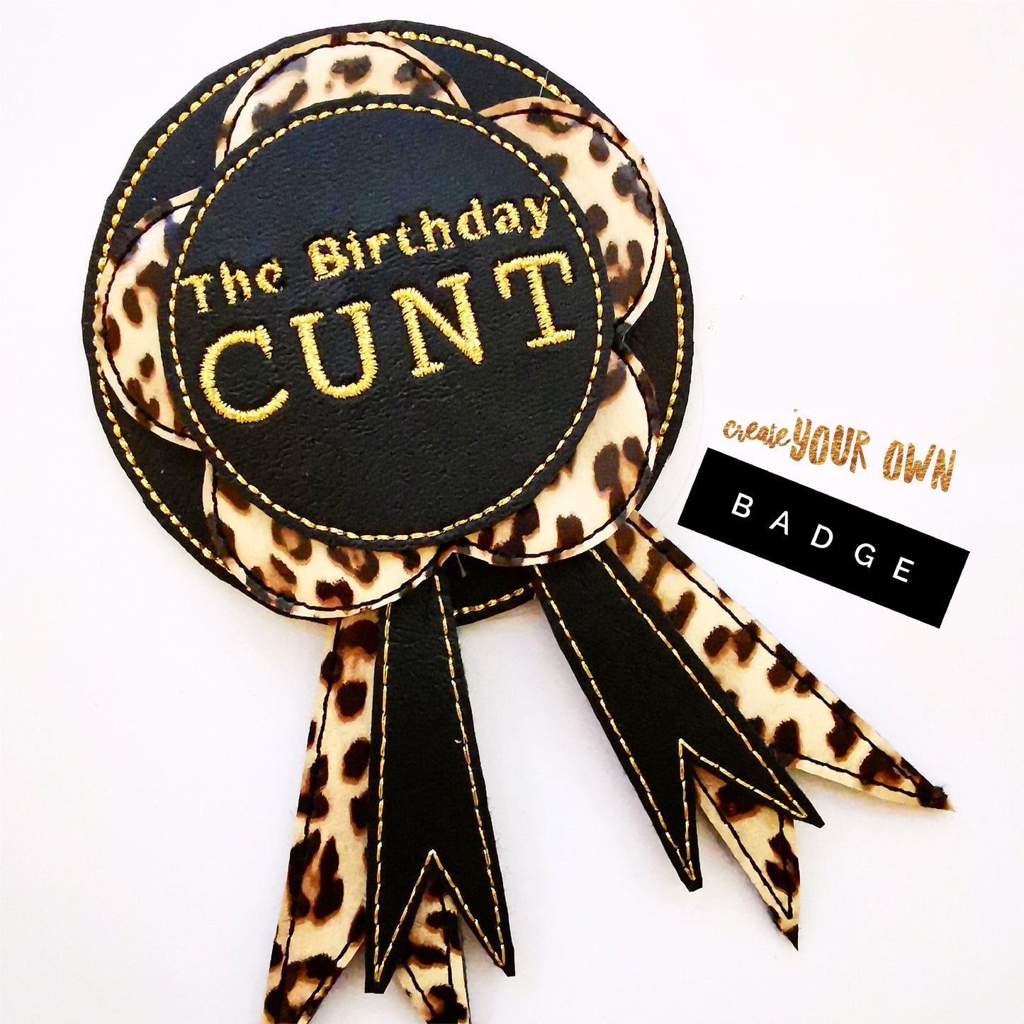 The Birthday C**t Badge Kit